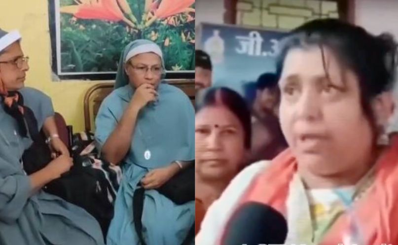  ‘കന്യാസ്ത്രീകൾക്ക് ജാമ്യം നൽകരുത്’; കോടതിക്ക് മുന്നിൽ പ്രതിഷേധവുമായി ബജ്‍റം​ഗ്‍ദൾ പ്രവർത്തകർ