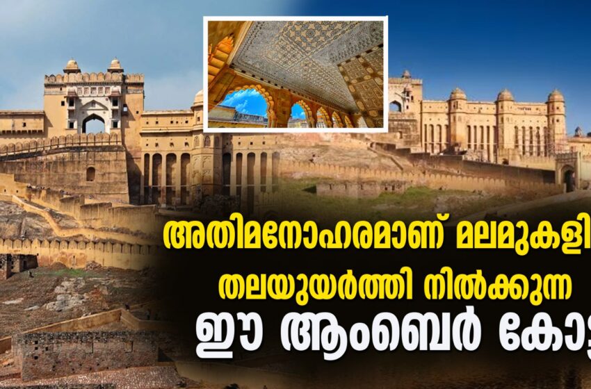  അതിമനോഹരമാണ് മലമുകളിൽ തലയുയർത്തി നിൽക്കുന്ന ഈ ആംബെർ കോട്ട